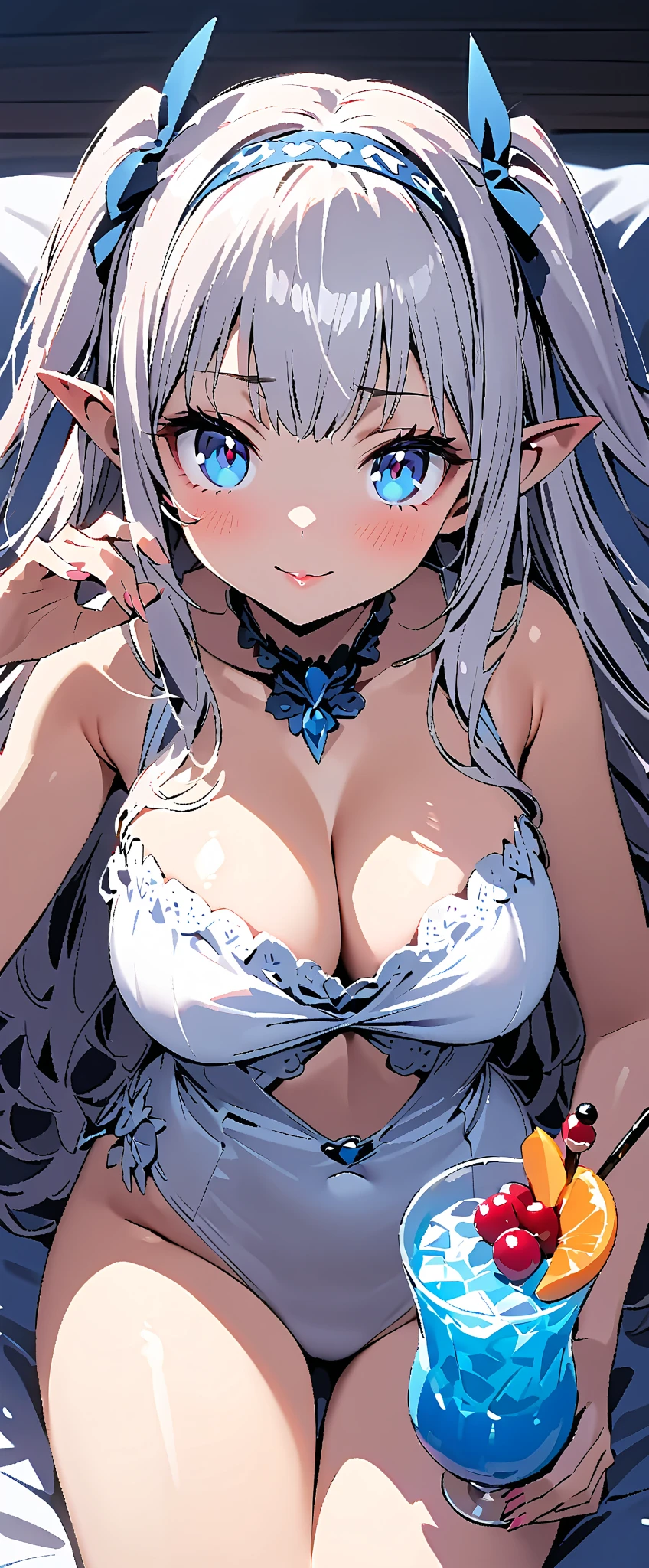 (best quality:1.5, highres, UHD, 4K, detailed lighting, shaders), white afro hair, gradient hair, cat ears, large breasts,red bra with lace, open white jacket, big butt, big thighs, red longs socks with lace, red panties with lace, mature woman , (pov), white background, colorful eyeshadow, dramatic lighting, sparkling eyes, sensual expression, golden earrings, flowing hair, delicate facial features, soft skin, high cheekbones, urban setting, white background,