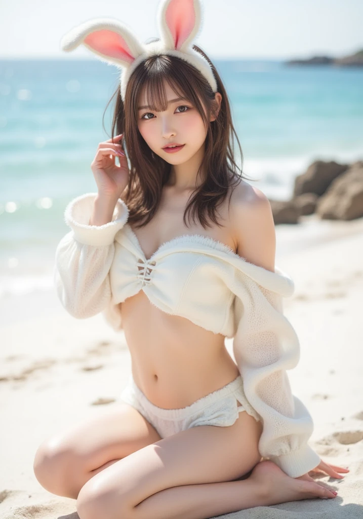 top-quality、hight resolution、ultra-detailliert、masterpiece、Raw photography:2、realisitic:2、Photorealsitic:2、extremely delicate and beautiful、finely detail、1girl in、(Super beautiful)、(ultra beautiful faces)、A detailed face、kpop star、spreads her legs、(Cool jackets and miniskirts:1.1)、white panties、high-heels、Concert stage、At SFW
