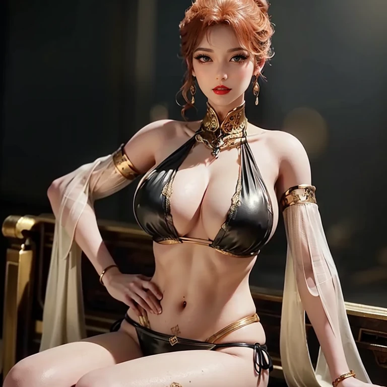 Un primer plano de una mujer en la parte superior de un bikini y una flor en el pelo, Hermosa y seductora mujer de anime, Obras de arte al estilo de Guweiz, Arte detallado de alta calidad 8K, Arte detallado del anime digital, seductora chica de anime, Render fotorrealista de Anime Girl, Obra maestra de Guweiz, Anime CG arte suave, Guweiz, [ Arte digital 4K ]!!