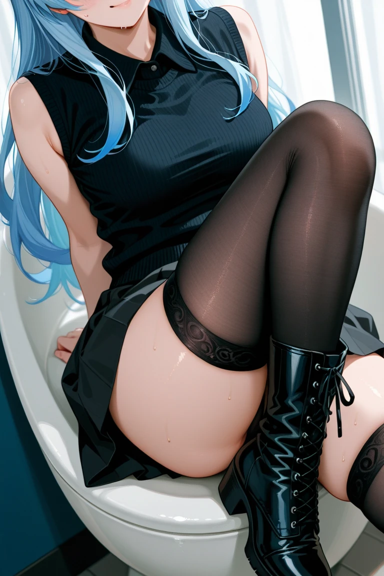 ((((Best Quality, 8K, 32K, masterpiece, 1.2)))),{{solo}},((nsfw:1.5)),{{{Character reference: Nikke's Privaty:1.5}}},((perfect beautiful face:1.2)), sitting on chair, spreading legs, speculum, ((plastic speculum insertion in to pussy:1.3)), vaginal hole, high quality of vagina, vivid pussy, ((a lot of public hairs:1.4)), embarrassed, blush, looking at viewer, focus on crotches,