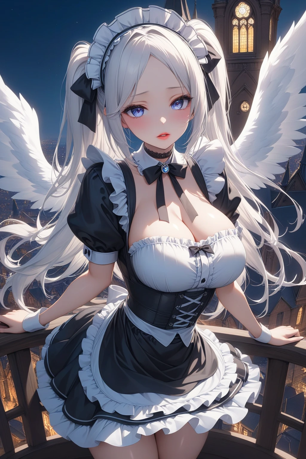 furry, personified, best quality, super fine, 16k, incredibly absurdres, extremely detailed, black cat beast-girl, looks very happy wearing cute frilly dress, cute pose, fantasy world image, variety of visual styles that combine various artistic elements like a sparkling iridescent pastel and vivid colors
