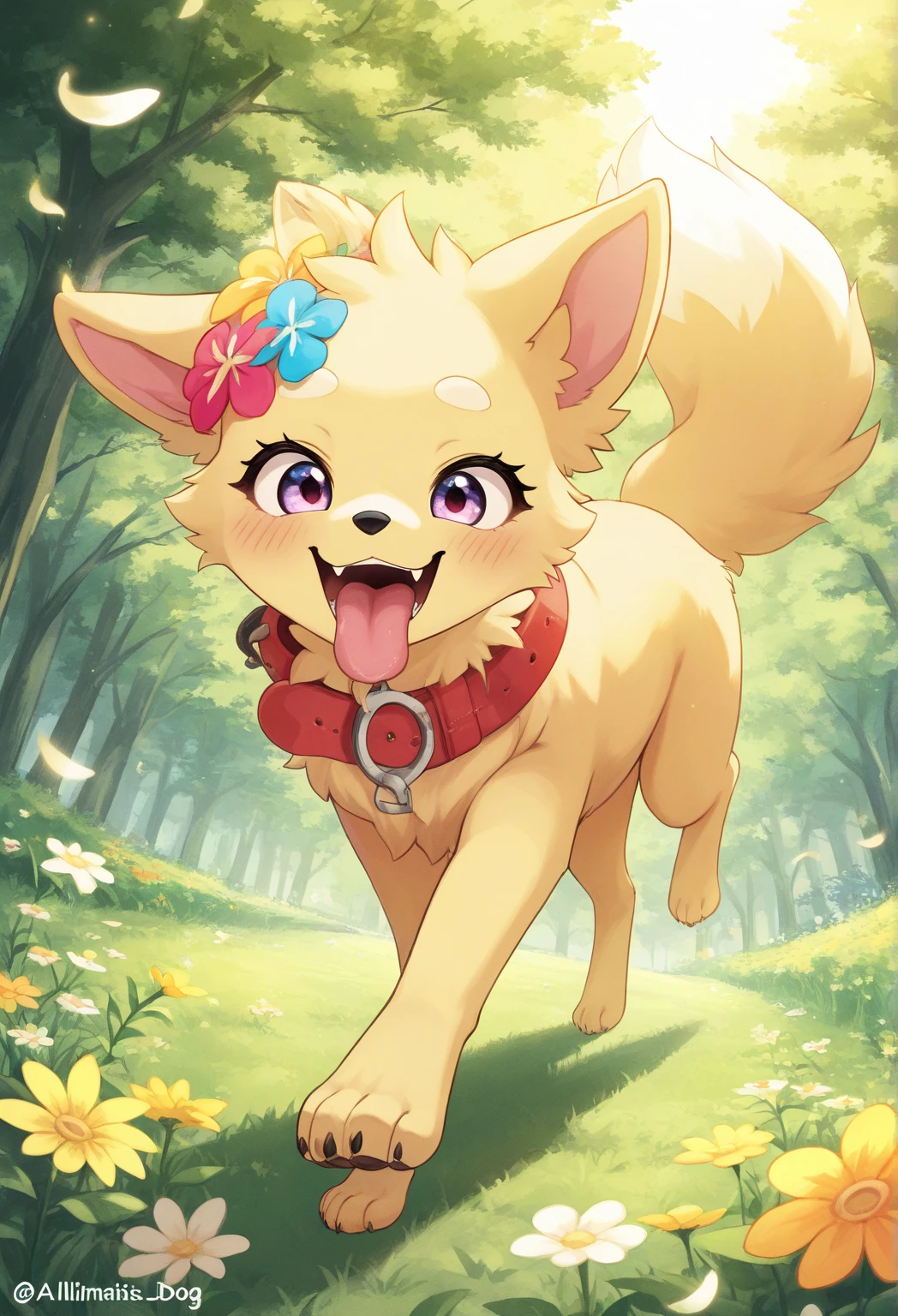 art by dagasi, (solo:1.5), Best Quality, Masterpiece, (Absurdres:), Detailed, Ultra-Detailed, Digital Art, correct , arms in correct position, full body, (high quality, high res, 4k:1.2), (kid:1.5), (small, youthful), rolo, furry, small, (kid female:1.3), fluffy, light orange fur, green cat eyes, (beautiful eyes), juicy thighs, flushed, embarrassed, small nervous smile, blushing, fluffy tail, eyelashes, slightly enjoying, walking through the park, on a very dark night, very dark, no light, wearing fishnet stockings, (wearing fishnet sleeves:1.2), (red collar:1.2), (spiked collar:1.1), SFW,