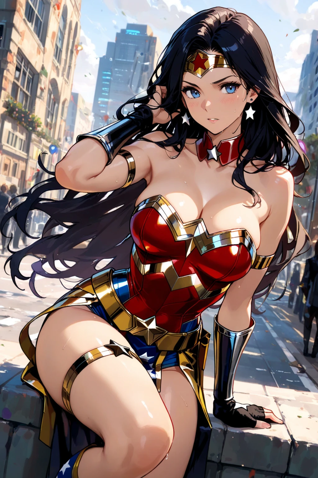 Sensual wonder woman