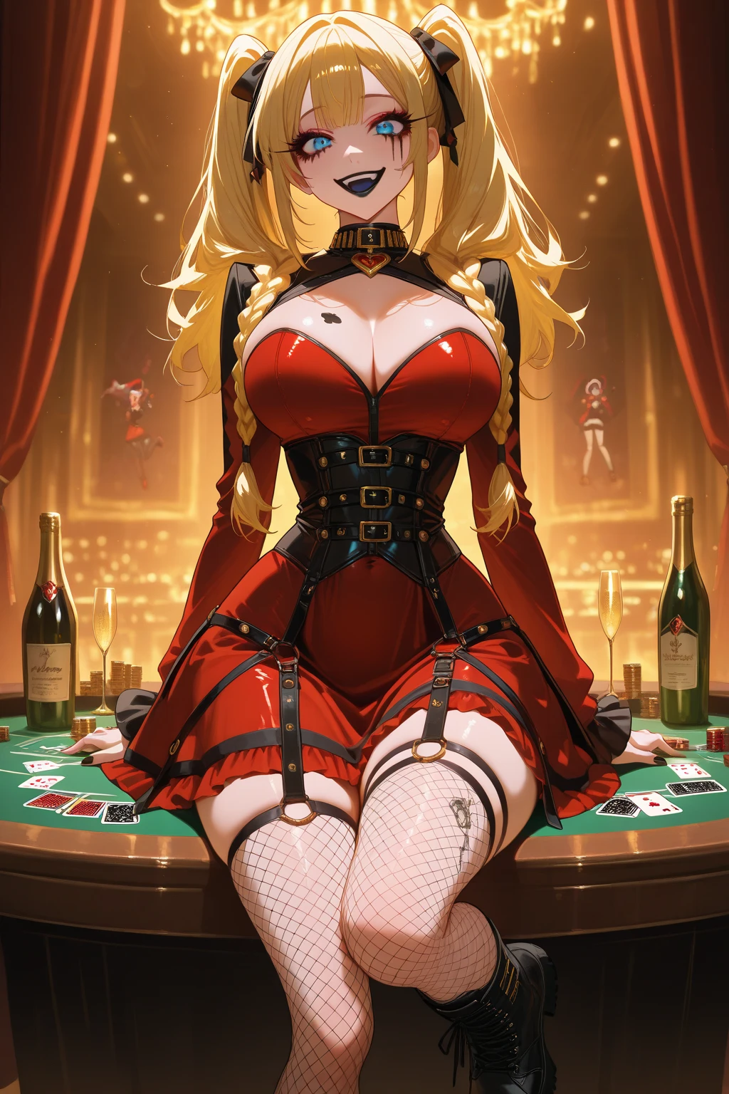 (on the table: 1.3), (maximum resolution: 1.2), (ultra high definition tv: 1.2), light, ultra high definition tv, (delicate eyes and skin), (detailed facial features), north african trade zone, 8K resolution, sharp focus: 1.2, perfect style, pretty face, Perfect body, precise, anatomically correct, Highly detailed facial and skin textures, delicate eyes, dark blue eyes, double eyelids, Thin eyebrows, glitter eyeliner: 1.2, natural cheeks, shiny skin, White skin: 1.2, sparkly necklace and earrings, (glossy lips: 1.4), rest, one person's point of view, (She is a very cute female teacher), (Light lace), (seduct smile: 1.2), ((innocent and cute girl:1.3)), (long wavy hair), (light brown hair:1.2), (cowboy shooting: 1.2), rest, ((Very intimate: 1.2)), Medium large breasts, ((looking at the audience:1.2)), ((lady:1.2)), ((bend the knees and open the legs:1.2)), (from the side:1.2),low angle shot,full-body shot long sleeve skinny sweater jeans mini skirt kitchen Embarrassed look Kamimei