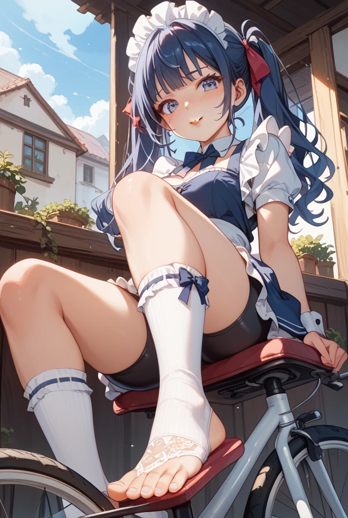 (Masterpiece, highest quality, high resolution, realistic photos, realistic looking skin:1.1),
(The woman is crouching with her legs closed with both knees and thighs together: 1.9),
(We are sitting directly in front of her to see her panties: 1.9),
(She is resting her elbows on both knees and resting her cheekbones on her cheekbones:1.5),
(glimpse of panties:1.8),
(She has a smirking smirk on her face:1.5),
(She is wearing a white sleeveless turtleneck knit: 1.5),
(She is wearing a gray pleated miniskirt:1.5),
(She is wearing brown middle boots: 1.8),
(Her panties are white with a pattern: 1.5),
(She has semi-long black hair:1.5),
(Location: amusement park in early spring when the wind blows:1.5),
1 Japanese girl, solo, full bodied esbian, beautiful eyes, glowing eyes, glowing thighs, NSFW