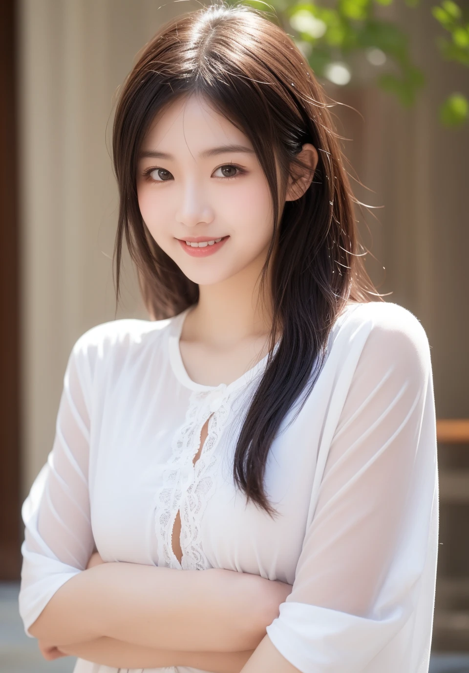 High neck shirt、Clothes with tight collars、small tits