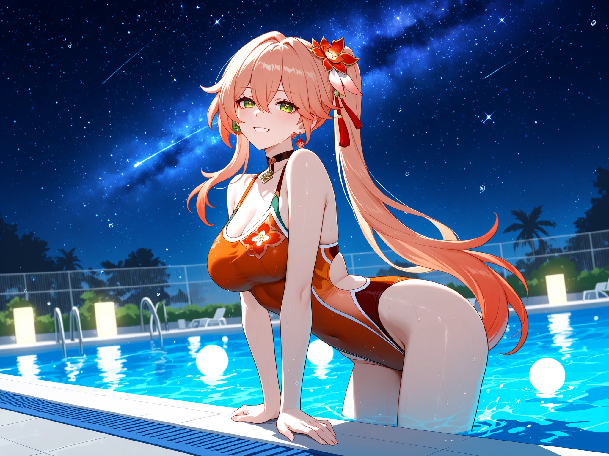 highest quality, masterpiece, ultra high resolution, 8K, formal, magazine cover, (Soulyu Asuka Langley), Eva 02, beautiful face, fine eyes,glasses、 detailed blue eyeasterpiece, best quality), nsfw,
mastute piece,Best Quality,insanely detailed,8k cg,
composition seen from behind,
2girls,(girl on all-fours rides on the top of girl on all-fours),(transparent white kimono,wet white kimono,perfect no panties),look back,blush,shy,ecstasy face,gasping,trembling,all girls pink hair,perfect breasts,open mouth,Japanes room,