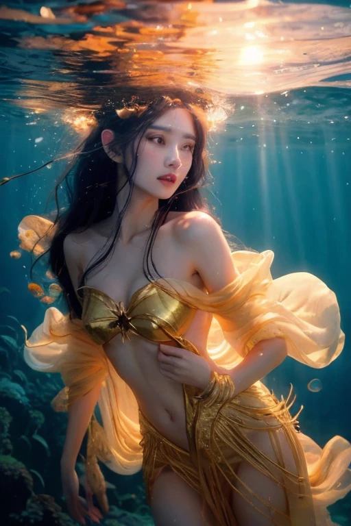 Royal princess,Super detailed, Delicate face, Stock Photography , Portrait 400, F1 Camera Lens.6, Colorful, Surrealism, Realistic textures, Dramatic Lighting, Thin Film Distiller 800 (8K, original photo, Better quality, masterpiece: 1.2), Super detailed, (Extremely delicate skin: 1.2), 8K Ultra HD, SLR camera, Soft Light, high quality.Fire Queen,Blue pupils,Apply red lipstick,Have a tattoo,The tattoo is very three-dimensional,Gorgeous and intricate tattoo designs,8K Mugshot,Large Breasts,Dark eyeshadow,Sexy thick lips(Red lipstick),Ice Princess,The facial features are very three-dimensional,Wear lace prints,Mermaid Princess,Scales on the body