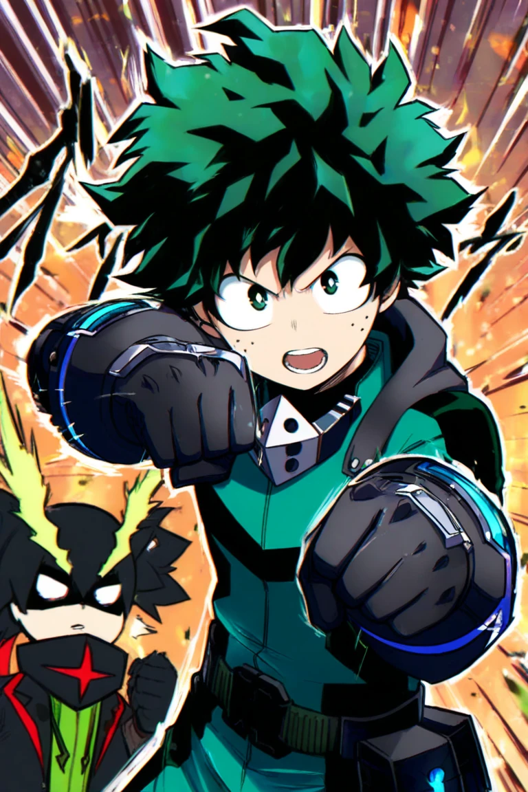 My hero, izuku midoriya, Ghost Rider Izuku, Izuku Ante-hero, deku spirit of revenge