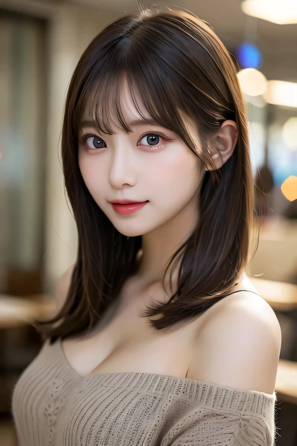 finely detail, hight resolution, hightquality、Perfect dynamic composition, Beautiful detailed eyes, Medium Hair,Natural Color Lip,Kamimei、Shibuya、20 years girl、1 persons、Transparent skin、Glowing hair、masutepiece, Best Quality, Illustration, Ultra-detailed, finely detail, hight resolution, 8K、The correct state of the human body、randome pose、Gravure Model Pose,Hair soaring in the wind、Underwear,length hair,Big Tits,gigantic cleavage breasts, Bold sexy poses,Colossal tits、up of face