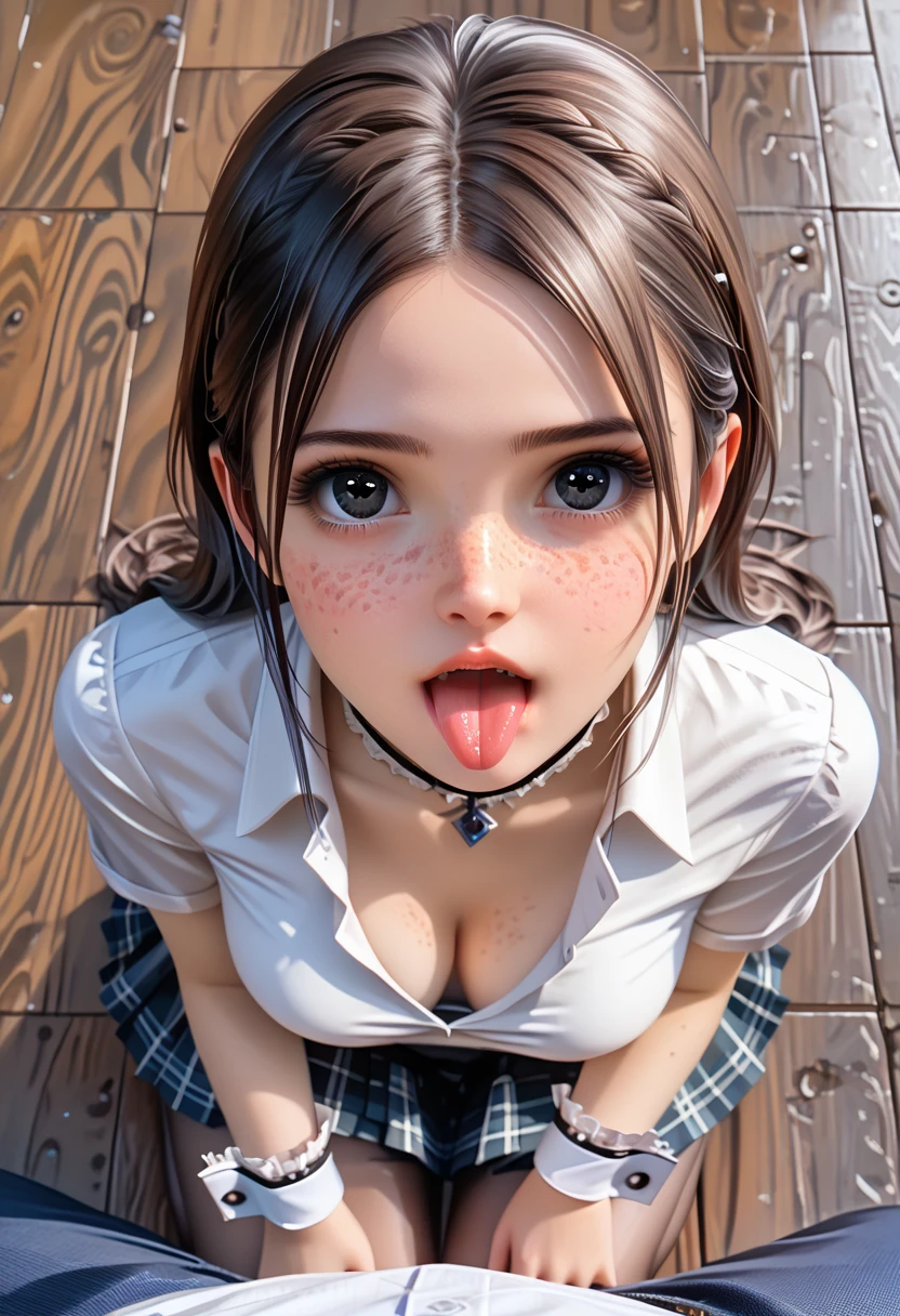 ((masterpiece)), ((best quality)), (ultra-detailed), ((kawaii)), cute, (lovely), ((sexy)), (ero), ((extremely detailed)), 4K, (8K), best quality, (beautiful), anime style, dynamic angle, (((looking from below))), character focus, tentacle pit, (((2girls, 2 cute girls))), nude, hyper cute face, beautiful light brown hair, beautiful black eyes, ((beautiful eyes)), large breast, ashamed, blush, (((pov, fellatio, penis, 1boy))), (((excessive cum))), shiny-glistening, gleaming