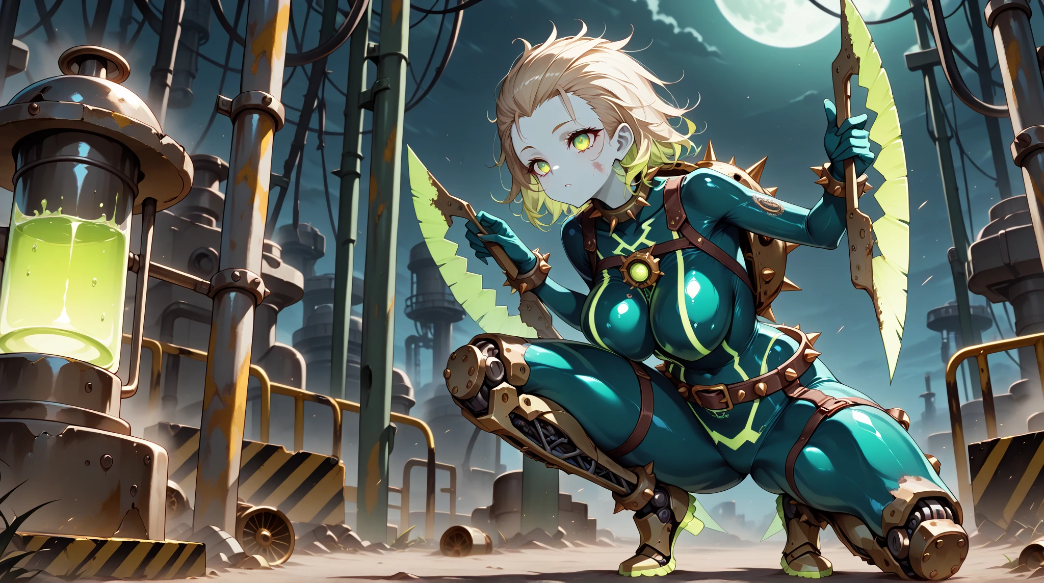 ultra-detailed, Explicit, Beautiful body, Beautiful Nose, Beautiful character design, perfect eyes, perfect face, ultra highres, 4K, beautiful legs, perfect legs, Nice hands, Perfect hand, Masterpiece, Best Quality, Highly detailed, illustration, absurdres, street fighter, doll suit, shadaloo doll, dollsuit, girls, multiple girls, expressionless, blank eyes, looking at viewer, red gloves, emotionless, black latex, corrution, mind control, female combatant, full body, hypnotized, unhappy trance, full body suit, ribbed bodysuit, both arms at side, obey, perfect female body, extremely glossy latex, hypnosis, hypnoLora, empty eyes, Mind control device, poses, submissive_pose, Slave, hat, necktie, stand up straight, standing, standing at attention, hat, necktie, belt, latex, ribbed bodysuit, thighhighs, garter belt, Fighting Stance, extending the right arm from the shoulder into the air with a straightened hand, nazi saluting, military, military saluting, salute, thigh boots, Perfect anatomy, perfect hand, perfect finger, Yu-Gi-Oh!, Ikelos the Dream Mirror, green hair, green eyes, twin tails, braid, twin braids