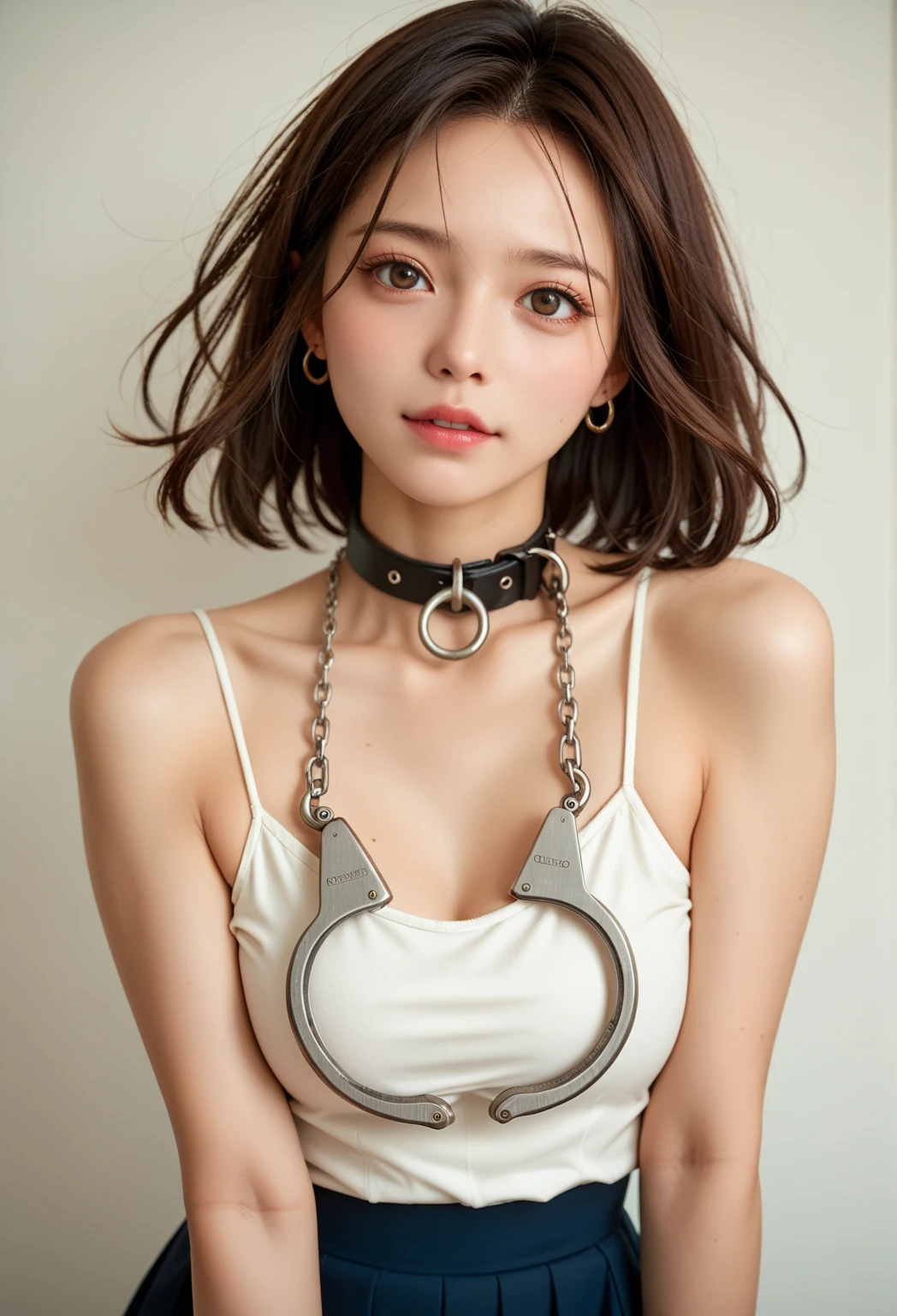 high quality、masterpiece、detailed、Accurate、delicate、nsfw、((girl、20-year-old、Warrior))、((Iron Collar、Iron Bangles、Iron ankle))、Torn costume、Estrus、Aphrodisiac effect、Erogenous zone sensitivity 100 times、Nipple erection、Clitoris erection、orgasm、The pupil is the heart、A prison surrounded by iron bars、Concrete floor、((Defeated heroine、Wrists and ankles are chained、Spread your legs wide、Executed))、shortness of breath、White Breath、Sweet Sigh、Slave Collar、Leash color、Strict collar、Iron Collar、The fall of slavery、The Fall of Pleasure、Exposing the abdomen、Dirty emblem on abdomen、The body shining with the lust mark is burning up、Vibrator on nipple、Apply a vibrator to the clitoris、orgasm、Climax