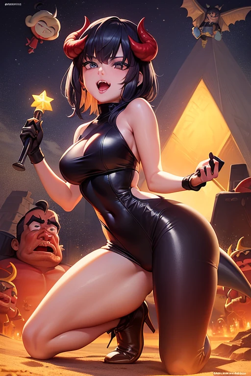 undertale，frisk，Close your eyes，Gothic lady，Nipple patches，Slim figure，Chest leakage，Nipple patches，open-crotch pants，stocklings，Open navel，Blue transparent sex clothes，Full body standing painting，with short brown hair，Lots of detail，Gold love heart necklace，Stripper，illustration，CG，quadratic element，high qulity，tmasterpiece，sexual，High exposure，Station street prostitutes，huge tit