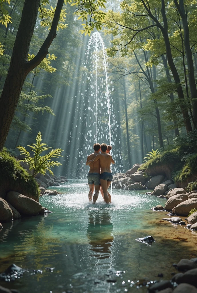 tumblr cascade small couple photo with flash and both completely naked 