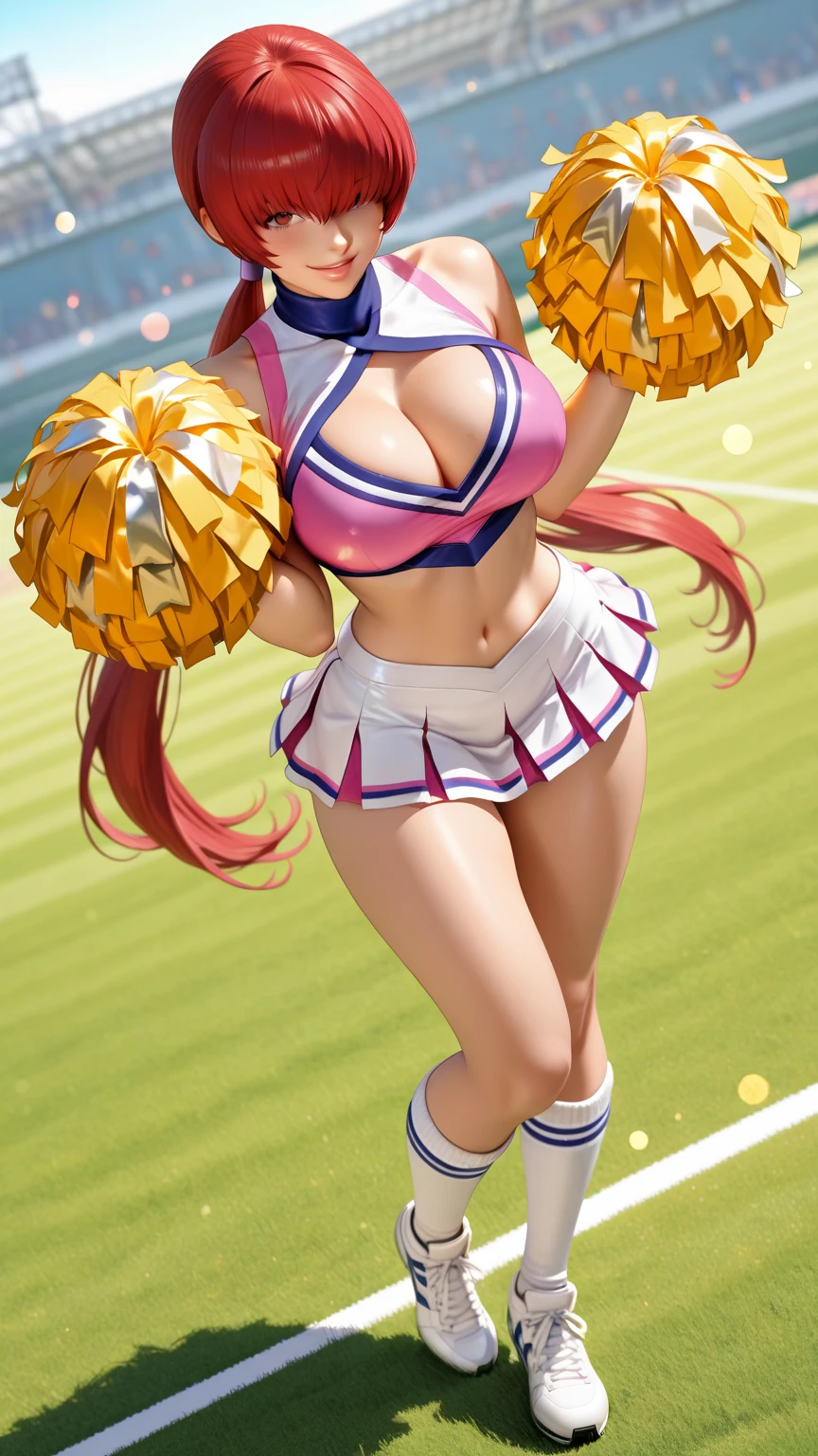18 year old smiling cheerleaders, multiple girls, gorgeous, fit body, skinny body, (beautiful breasts:1.2), (kneeling), horny, blonde hair, hair in a ponytail, (glossy pink lips), (torn shredded ripped cheerleading uniform:1.2), (detailed face and eyes), (sweaty:1.3), real anatomy, (best quality), (deep cleavage), (huge breasts), (under breasts), bukkake, cum, facial
