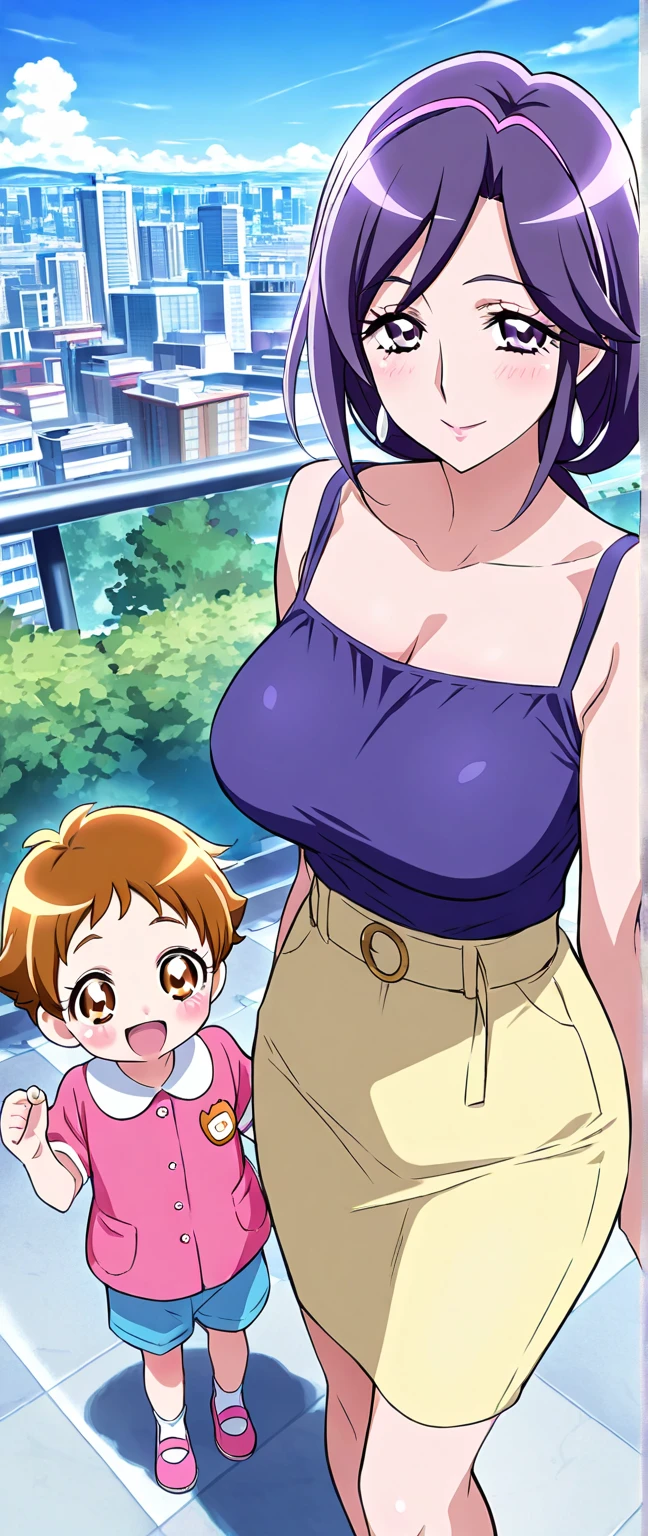 masterpiece, highest quality, High resolution, 1girl, 1boy, The man is obese and has a shaved head., Men are naked, ((((Sexual intercourse, porn image, hard porn, hetero)))), short hair, etsukoto, Detailed eyes, Detailed eyes, (((thick thighs, plamp thighs, voluptuous thighs, ample thighs))), Big and ample breasts, cleavage, Huge long breasts, Naughty big,((Big breasts are important))、((Naughty thighs)), L Cup, (thin:1.4),(Thin waist:1.4), (Perfect beautiful yellow dress:1.4), ((White waist apron)), Embarrassed look, look away, (((simple background))), ((white panty)), ((wide hips)), Shiny oily skin, Mature mother, Calf, Seductive mature woman, Perfect body, ((flesy)), Plus Size Model, etsukoto, blush, clavicle, retro artstyle, 1990s (style), ((Panties being forcibly removed by a naked man)), naked, nsfw,