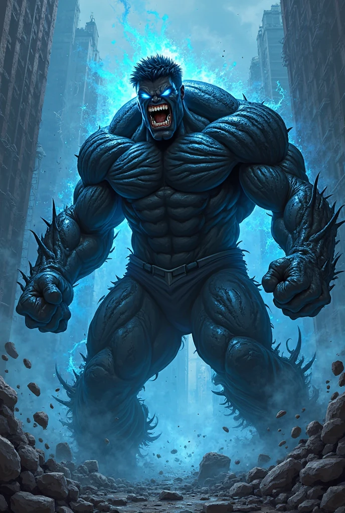 In the heart of a gritty urban landscape, a towering figure emerges. Wolverine, the mighty mutant, stands tall and imposing, his muscular physique bulging with raw power. His razor-sharp claws gleam menacingly in the dim light, casting long, ominous shadows on the cracked pavement below.
With a thunderous roar, Wolverine flexes his massive biceps, their bulging veins a testament to his immense strength. Each flex echoes through the concrete jungle, shaking the foundations of the decaying buildings around him. The ground trembles beneath his giant feet as he stamps them, sending shockwaves