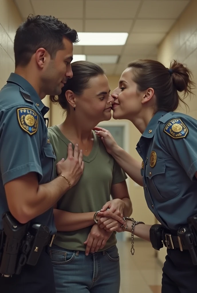 (best quality, masterpiece)  photo of a man having hard sex with a woman, trench coat,expression face, blue eyes, looking at viewer, black hair, closed mouth, dress shirt, black skirt, hand at viewer), (less blue light, swrling many blue glass pieces behind, floating objects, night sky) ((they start kissing each other with french kiss, but after that the man started having hard cock penetretion sex with her,  meanwhile she was bent on her knees to the ground feeling pain for the hard cock penetration))