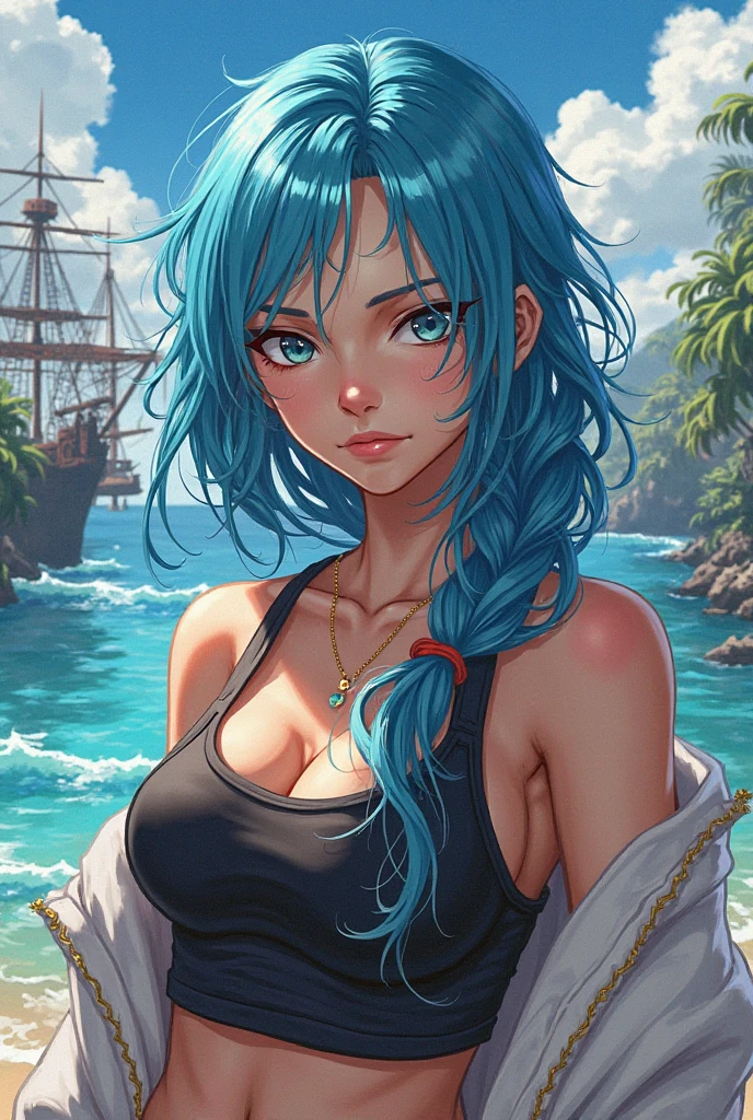 (masterpiece:1.2, best quality), (finely detailed beautiful eyes: 1.2), (extremely detailed CG unity 8k wallpaper, masterpiece, best quality, ultra-detailed, best shadow), (detailed background), (beautiful detailed face, beautiful detailed eyes), High contrast, (best illumination, an extremely delicate and beautiful),<lora:add_detail:0.5> ,
seaside,, river, blue sky, cloud, sunny milk,
<lora:winter_wonderland_neeko:0.8>,winter_wonderland_neeko,lizard tail, (bikini), upper body,
standing, looking down, hands on hips,