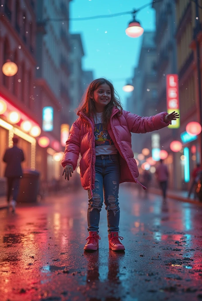 SFW, ExtremelyDetailed (Joyful Kids in Kidzania), perfect face, Reflective Eyes, Detailed(Delicate Clothing textures), PerfectHand with Childish 4Fingers and one Thumb, Corrected Leg to Foot Line, ((Starry Colorful Lights)), ((Specular Reflection:1.32)), TopQuality 8K Ultra-detailed masterpiece (ProfessionalPhoto:1.37)(Acutance:0.8),(Luminism)