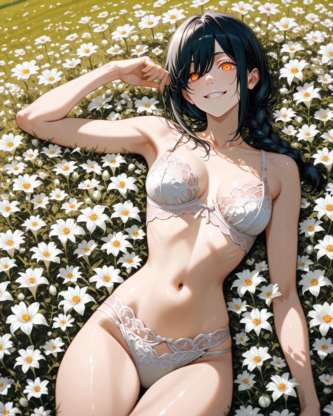 Masterpeace, BestQuality, 1 женщина, 28 лет, (floral panties), auto, Bright colors, Volumetric Lighting, best shadows, Shallow Depth of Field, (Top quality, amazing details: 1,25), Brilliant Colorful Paintings, nature, bower, Succulents, Roses, Lily, Peonies, fern, Palma, fancy, magic, flicker, Glare, neon garland, 8k
