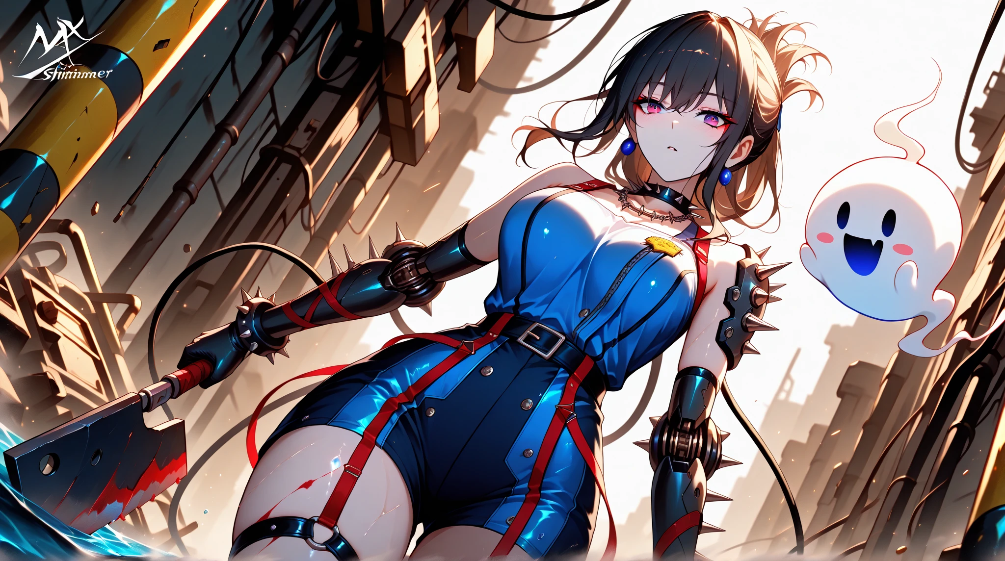 masterpiece, best quality, absurdres, ultra detail background, (vivid color:1.3), high poly 3d, beutiful 1girls, nude, (loli:2), standing, (top-down bottom-up:1.3), (face on ground:1.3), (arms back), (restrained, restrained arms, sex machine, stationary restraintetal, bondage:1.5), (large metal dildo:2), (((((dark blue hair, wavy hair, middle hair, crown braid))))), (((((sailor dress, collar))))), baby face, large breasts, pussy, nipples, (sex machine, spread legs, spread arms, dildo, vaginal object insertion:2),metal stick in vagina, cum, panting, squirting orgasm, wet, pussy juice, vulgarity, blush, aroused, sweaty skin, sweat, closed mouth, ahegao, peeing hard, stationary_restraints, masterpiece, high quality, best quality, beautiful, hd, perfect lighting, detailed face, detailed body, masterpiece, best quality, intricate details, 8k uhd, perfect face, perfect eyes