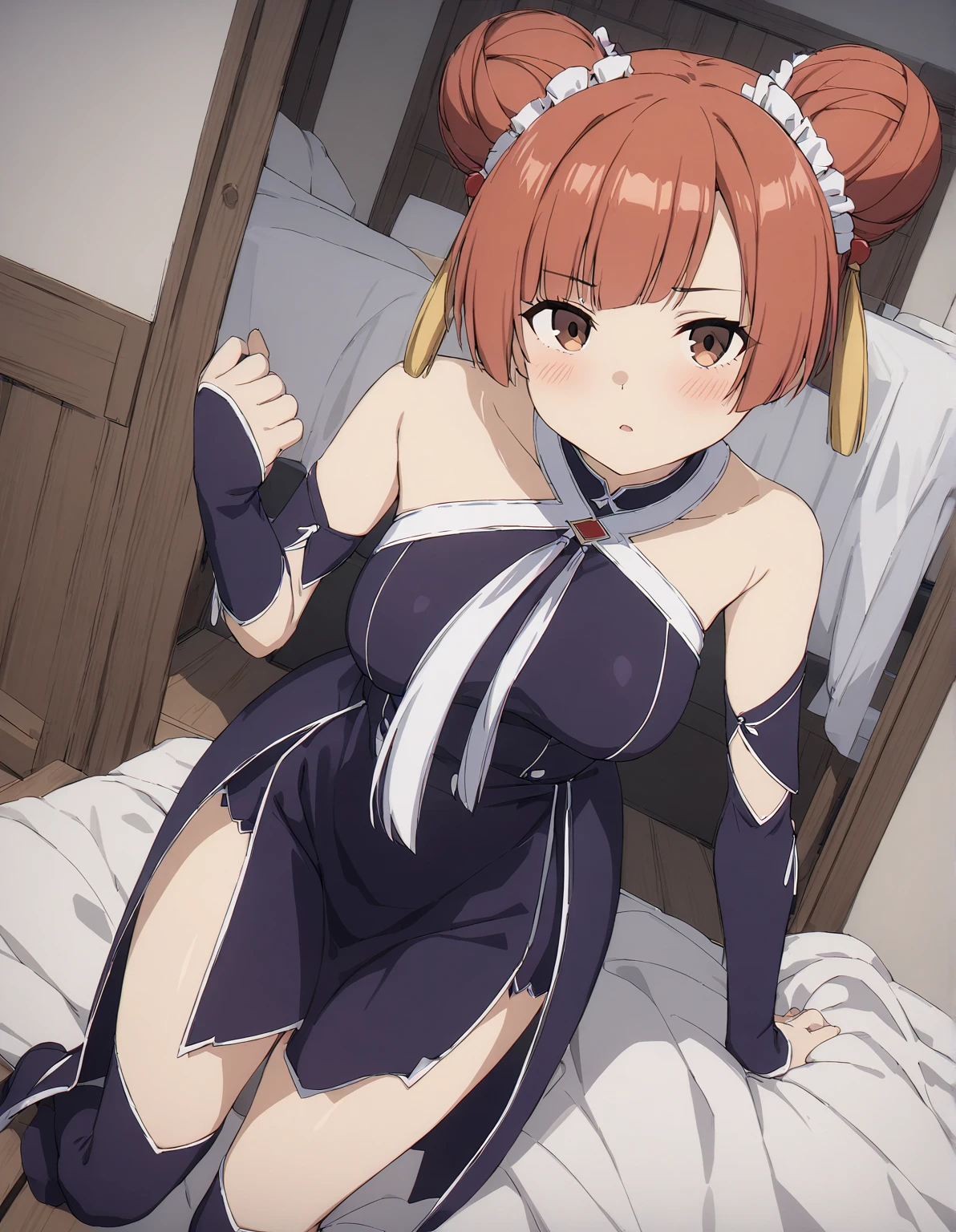 score_9, score_8_superior, score_7_superior ,sauce_アニメのmasterpiece, Highest quality, Perfect Anatomy , so beautiful , Pleated skirt、Removed sleeve、Isuzu Sento、blazerーRedVery fun、shape(One)One girl、alOne、alone、one girl、 beautiful girl、最高masterpiece、8k、4K、Anatomically correct facial appearance、Anatomically correct eye、Round eyes、正しいshapeの目、Beautiful Eyes、Removed sleeve、topless、Plump nipples、Show off your breasts、Ribbon on chest、limbsを綺麗に描く、limbs(masterpiece)、Body image(masterpiece)、Great breasts、universe、A sense of guilt、tickles、be humiliated、Pay attention to your body balance、Character portrait、looking at the camera、最高masterpieceの体、Anatomically correct body、、nipple slip from bra、nsfw, 【1boy】Facial expression - Enchanted、superior目遣い、((a boy grabbing from behind))