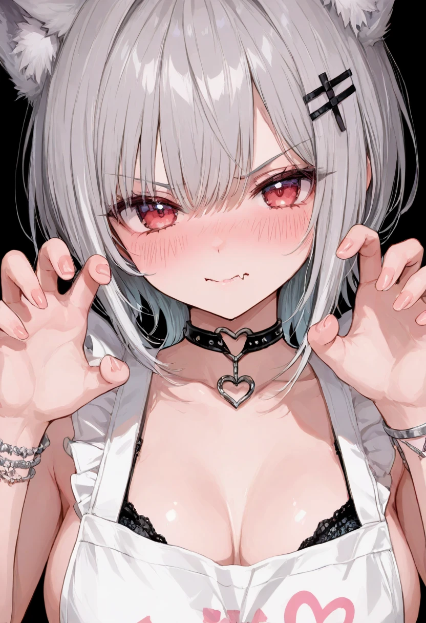 (((highest quality、first-clasasterpiece、Normal body、8k、Detailed face、Ultra-precision、Normal hand、Normal finger、5Finger、)))Brightly colored hair、Rainbow silver hair、Small breasts、Transparent dress、Tattered dress、Torn dress、Sheer dress、No underwear、No bra、No underwear、Collar with leash、Sweat flying、Transparent with sweat、shortness of breath、Iron Collar、Blindfold、Open your mouth、Collar and leash、Connect the collar and lead、Get on all fours、You are a slave、Obey!、You will be my eternal sex slave.、Become a slave to pleasure、リードを無理やりpull、Pulling on the lead of the collar, dragging the dog around on all fours、Walk on all fours、A sultry expression、Lewd appearance、Expressions of delight、To flatter、Estrus、excited、Falling into Pleasure、Heart Eyes、Eyes are hearts、Eyes are hearts、Ahegao、The pupils are heart-shaped、The dog's chin is raised as it is pulled by the lead on its collar、Pull the lead、pull、Pull forcefully