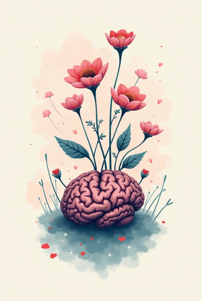We don't see things as they are, we see things as we are. 

STICKER INCLUDE THE WORDS 

include flowers and a brain
