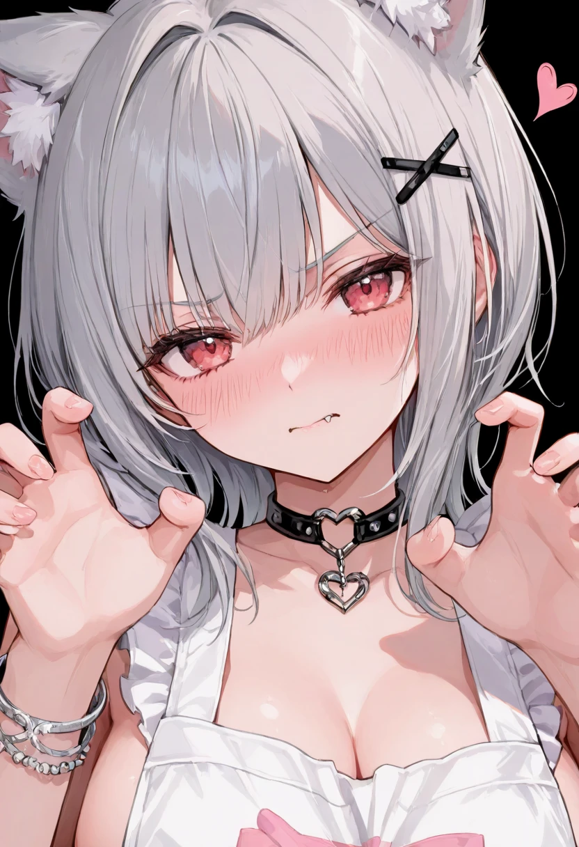 ((Masterpiece)), ((pale skin)), (bokeh effect), (Dynamic Angle),((Masterpiece)), (high definition:1.3), Beautiful,(Masterpiece), 8K, From directly above, wideshot, super detaill, Realistic, Beautiful photo, Textured skin, Cinematic lighting,（beautiful medium bob、Black rabbit ears、Oversized sweatshirt、Blood flow,  Ripped short denim pants 、crazy eyes)、(the floor is wet from a large pool of blood、Sit on the ground、holding a knife in his hand、Creepy and inorganic white concrete room）((Masterpiece))、blusher、big eyes, open your mouth wide and smile madly、Cute Beautiful Girl, sweaty
