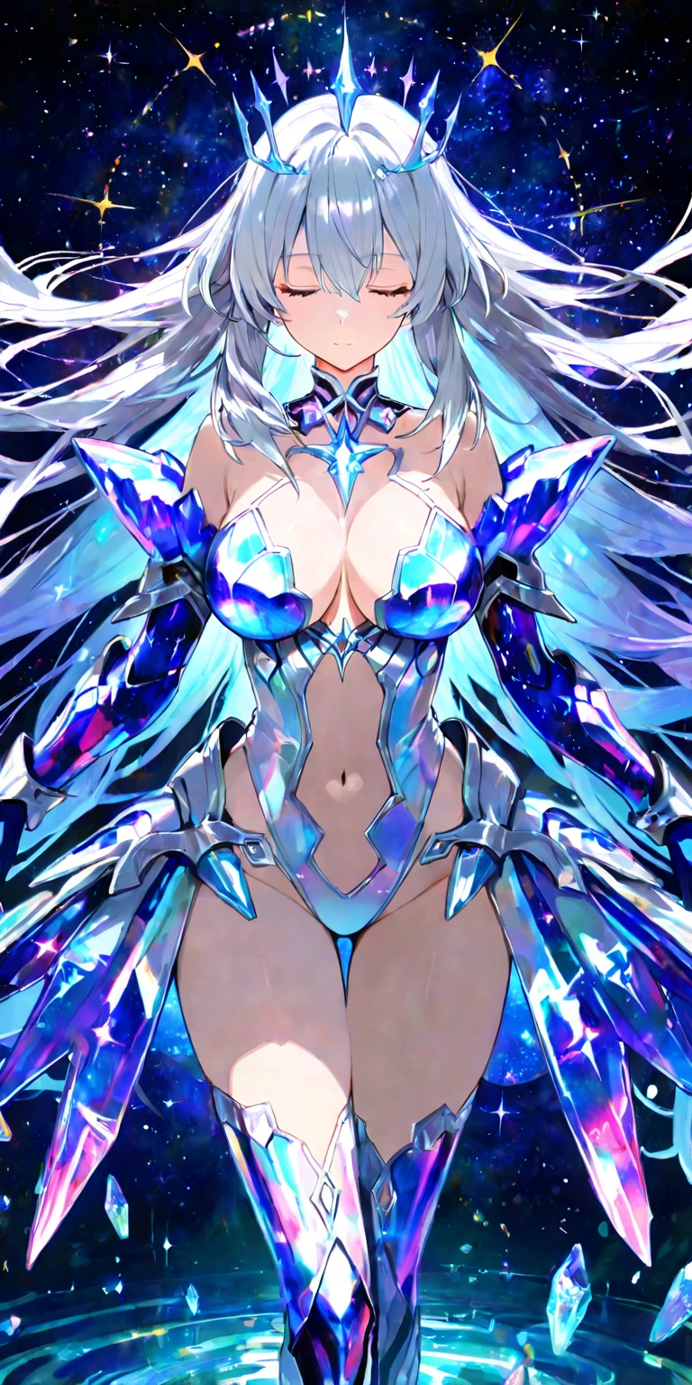 Anime beutiful ice skin golem cat girl magic, aesthetic_eyes, detailed eyes, demon horn, facemask, wings, glowing, random fantasy hair, multicolored hair, body detailed, Saenyo Ancalagon Anthropomorphic majestic robot, finely detailed Obsidian and ice armor, cinematic lighting, intricate filigree metal design, highly detailed, fantasy background, blush, cat_ears_earrings hair_ornament highres jewelry triple_earring, detailed all, solo, electrification, lightning effect, ray tracing, detailed all, 4K Ultra HD.