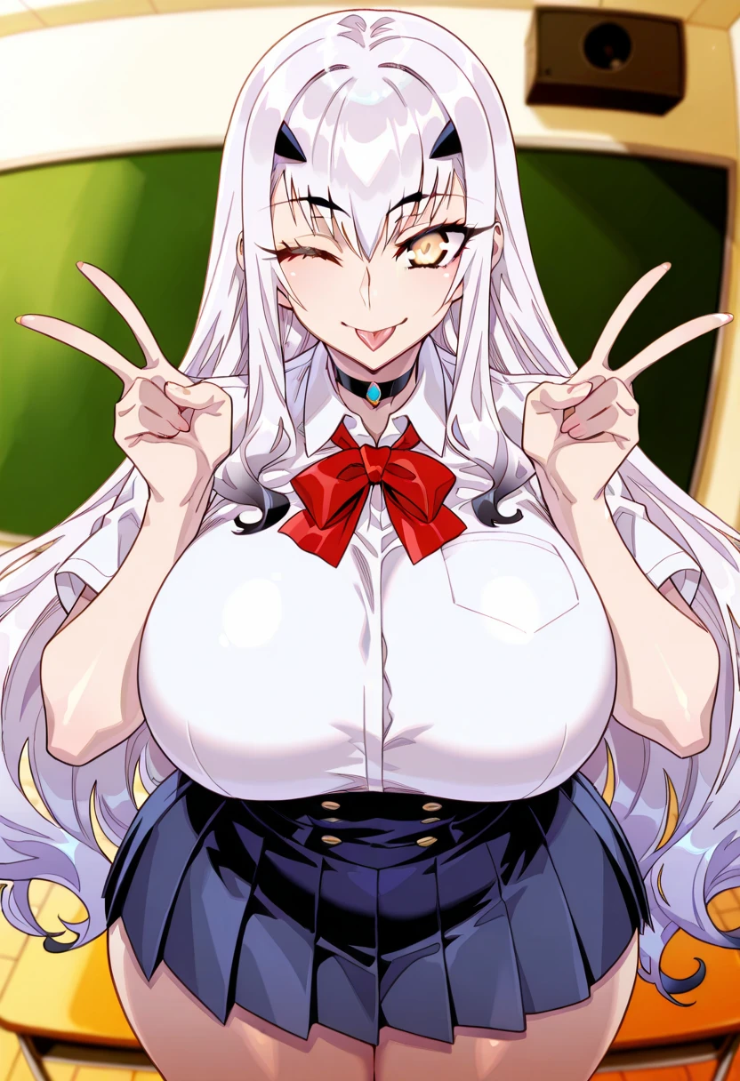 Anime. Owari no Seraph. 1 Girl. Expensive . A vampire. Clumsy mother. Silver hair. Wavy hair. Long hair. Red eyes. Beautiful eyes. Perfect eyes. Expressive eyes. Ideal face. Perfect body. Beautiful long ones. legs. Beautiful nose. 18 years. Big breasts. Squatting in the restroom. Bent over the toilet. Holds hands on toilet seats. Full length Beautiful character designs. Shiny skin. Pointy ears. White dress. Vampire uniform dress from Owari no Seraph. Black stockings. Heeled shoes. She's poisoned. Her stomach hurts. She feels sick. She vomited into the toilet. Vomit comes out of her mouth and into the toilet. She wants to pee. She needs to pee. She has a strong, desperate urge to pee. She peed herself. Urine runs down my thighs. She has diarrhea. She needs to poop. She wants to poop. She has a strong, desperate urge to poop. She's a puknlua. The air was filled with her gas. She craps herself. Diarrhea flows from her ass onto the floor through her panties. A castle in vampire territory. Whole body. NSF. Official art. Extremely detailed CG Unity 8k wallpaper. Ideal lighting. Ultra high resolution 4K. Super detailed 8K. A high resolution.