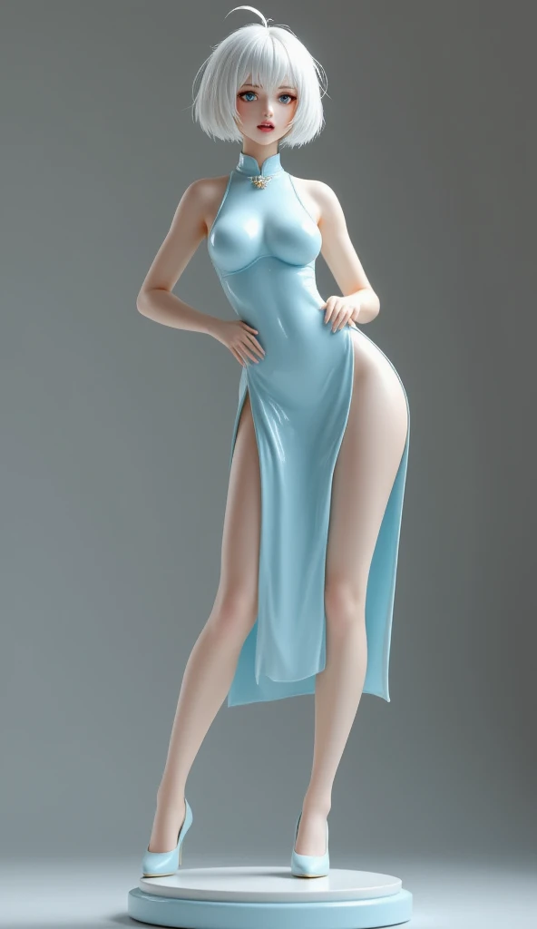highest portrait of full body beautiful emma watson young woman , (Best quality, 8k, 32k, ultra Masterpiece, UHD:1.2), 1girl, (huge breasts:1.2), abs, highest perfect body, (tight transparent very mini short-sleeved shirt, buttons all undone:1.2), highest detailed face, highest detailed lips, highest detailed eyes, double eyelid, (highest realistic:1.3), highest resolution), (highest realism photorealistic), (Best Quality), (highest realistic), (highest-photo-realistic:1.37), (highest whitened skin), (highest perfect beautiful) (medium hair),(highest detailed legs), visible stomach, (1 woman), tight transparent very mini short skirt,