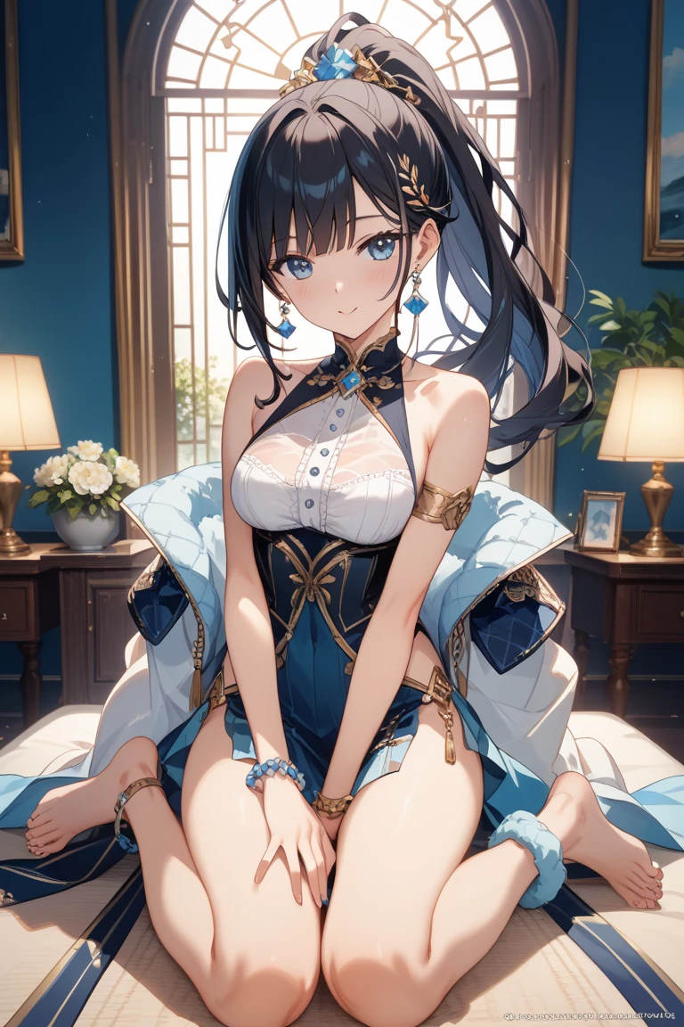 (1 female)，Full body view，Almost all breasts are exposed，Pink Sailor Moon、Star Guardian costume，Snow-white skin，full bodyesbian，huge tit，nedium breasts，beautifullegs，sandals，White transparent lace underwear，tit， only underwear lewdness，revealing breasts，Open chest and breasts，White transparent panties exposed，Perfect five fingers，Beautiful breasts, Top resolution、top-quality、Top resolution、top-quality、Masterpiece，Best quality，Super detailed hands，extra detailed face、Original characters、Perfect litthing、best colors、Extremely colorful、It's beautiful、finedetail、超A high resolution、Plenty of natural light and optimal tones、Deep depth of field（top-quality、Superb detail：1.4）