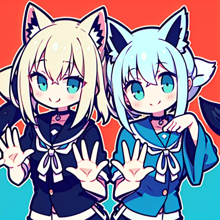 garota de anime com um monte de gatos sentados no colo, bonitinho anime catgirl, bonitinho anime, bonitinho anime style, anime catgirl, bonitinho!! chibi!!! catgirl, bonitinho anime girl, bonitinho art style, anime cat, bonitinho kawaii girl, kawaii anime manga style, estilo de arte anime moe, garota de anime com orelhas de gato, no estilo anime, linda garota-gato de anime
