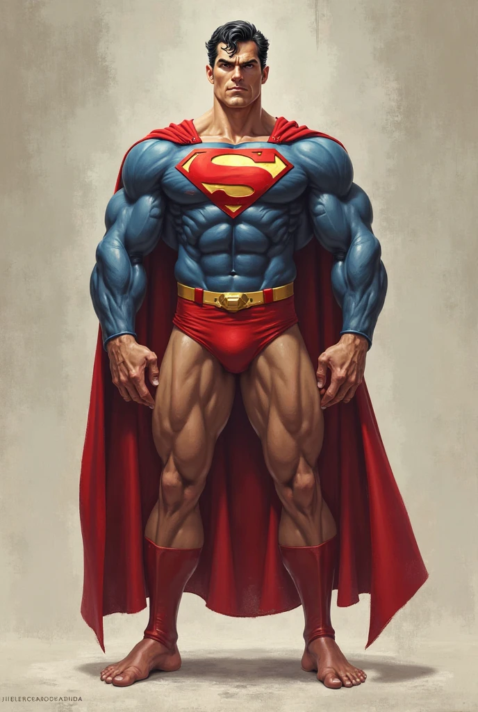 Superman without clothes