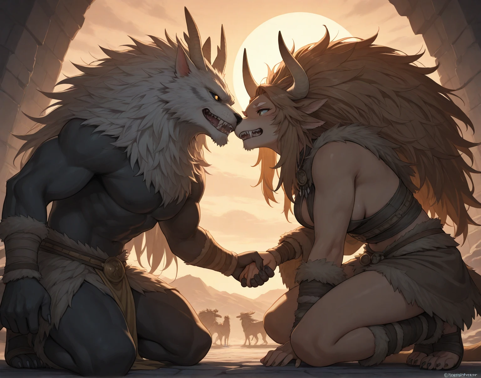ultra-detailed, masterpiece, masterwork, high quality, best quality, hdr, (nature, night, waterfall), posted on e621, (by hioshiru), nsfw, 2boys, male, (white little body minotaur), hairy dragon, (nude, white chubby body), (long silver hair, yellow eyes, fucked silly, drooling), dynamic angle, (foreskin, perfect balls, vaginal penis, sex)