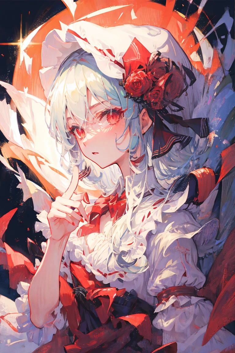 adorable girl, little girl, loli, loli, silver hair, very long hair, longeyelashes, beautiful detailed eyes, eyeball, lolita_fashion, sad, red eyes, small breasts, mary_janes, tiara, revealing dress, whitedress,