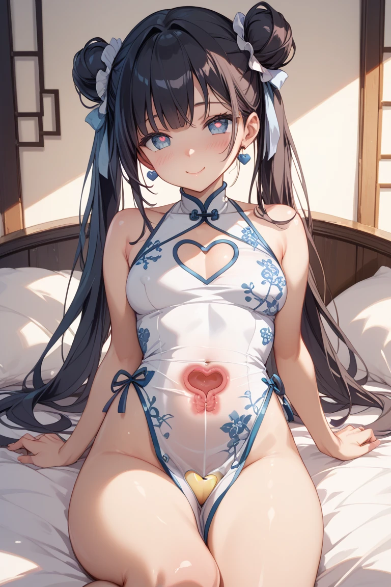 (((best quality, highres, masterpiece, uncensored, high quality, ultra detailed, extremely detailed CG, hiqcgbody, beautiful face, beautiful eyes, extremely awesome detailed CG unity 8K HDR wallpaper, perfect anatomy:1.1))), (extremely awesome detailed realistic, extremely awesome detailed 3d:1.0), (1girl, (((gradient hair, streaked hair, volumey, sideburns, shiny hair, mega ponytail, (hair intakes), (hime style:1.8), wavy hair)))), (((((china clothes, restrained, bound, collar, cuffs, skindantation, clothing aside, see through))))), (((horizontal pupils, picha))), (((((extremely awesome detailed deep-silky-healthy-lackwarm-foundational-baby face))))), (((((nsfw, peeing, pussy, creampie, blushing, crying, tears, crying, chubby, bed, Pregnant woman, bloated belly, cum, penis, tears, small breasts, nipples, large insertion,  teeth, rolling eyes, vaginal, bondage, tongue, open mouth, crying with eyes open, ahegao, tongue out, (reverse suspended congressl, arms behind head, open legs, lying on stomach), restrained, fucked silly)))))