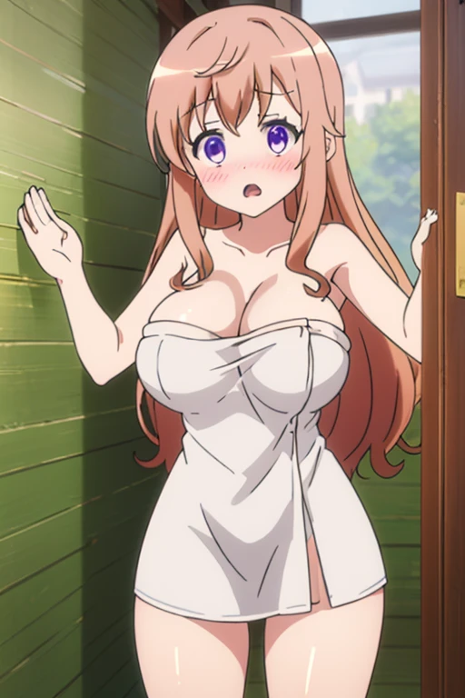 Huge tits, nude, nipples, vagina, pussy, thick, light smile, Busty, best quality, (masterpiece:1.2),
1girl,  kotegawa nanaka, looking at viewer,  brown eyes, long hair, indoor, close up, in the bathroom, shower, wet skin, steam, wet hair