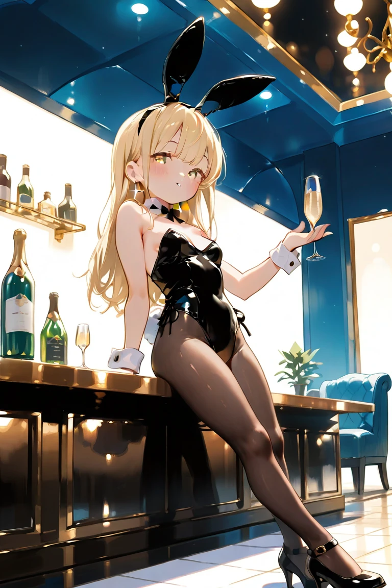 14 year old slut in a tight dress with a glass of champagne