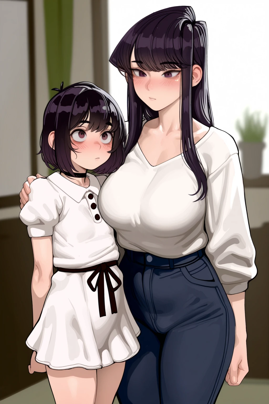 adorable chubby mom