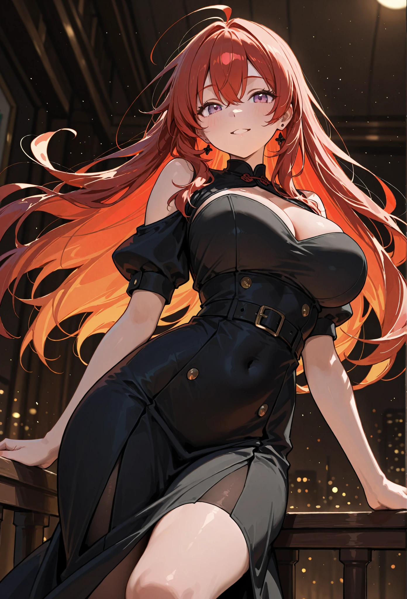 cute bunny girl,(((1girl))),((anime bunny girl with extremely cute and beautiful orange hair walking seductively down the street)),(((bunny girl,anthro furry cute,bunny-girl))),(((bunny ears,bunny ears on head,big bunny ears))),


(large breasts:1.4),saggy breasts,(((red orange hair:1.35,colored inner hair,ear breathing,large hair))),((heterochromia,eye1 red,eye2 orange,perfect eyes,upturned eyes:1.3,beautiful detailed eyes,finely detailed beautiful eyes:1,big highlight on eyes:1.2,slanted eyes)),((fat)),(((lustrous skin:1.5,bright skin: 1.5,skin tanned,shiny skin,very shiny skin,shiny body,plastic glitter skin,exaggerated shiny skin))),(spider lower abdomen,narrow waist,wide hip,athletic body,inflated legs,delicate detailed fingers,detailed body,detailed arms,human hands,(detailed face)),

cute,slutty,seductive,erotic,(((nsfw))),

(((wearing dark red formal blazer,short skirt,))),(((huge cleavage))),(detailed outfit,detailed clothes),

(dynamic pose:1.0),solo focus,embarrassed,centered,scale to fit dimensions,Rule of thirds,

outdoors,((night view)),(cyberpunk night street Background: 1.5,dark sky,alleyway,lonely alley,thick clouds,detailed background:1.25),

(best quality),(high resolution),(sharp focus),(ultra detailed),(extremely detailed),(extremely high quality artwork),8k_wallpaper,(extremely detailed CG 8k),(very fine 8K CG),((hyper super ultra detailed perfect piece)),flawless,(((masterpiece))),illustration,vibrant colors,(intricate),High contrast,Selective lighting,Double exposure,HDR (High Dynamic Range),Post-processing,Background blur,