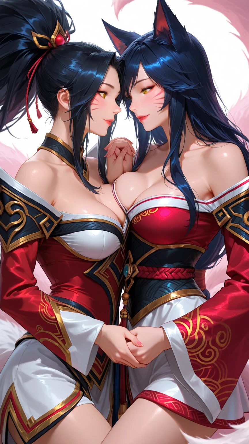 1girl ,score_9, score_8_superior, score_7_superior, High-resolution images,masterpiece,Highest quality,girl,かわいいKissing Face,,Kissing Face, large breast ,Beautiful Skin,_Shogun_Genshin Impact, Purple long hair,Both eyes closed,Slouching,hold out both hands to the viewer