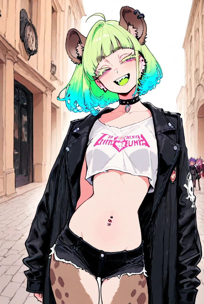 (convenience store, gorgeous view)
(full body shot), sfw, murata yuusuke, masterpiece, detailed clothing texture, best quality, beautiful face, 1girl, Jinx posing, causal outfit, jeans
<lora:oldJinx_TT_V2:0.5>, <lora:one punch murata yuusuke:0.8>