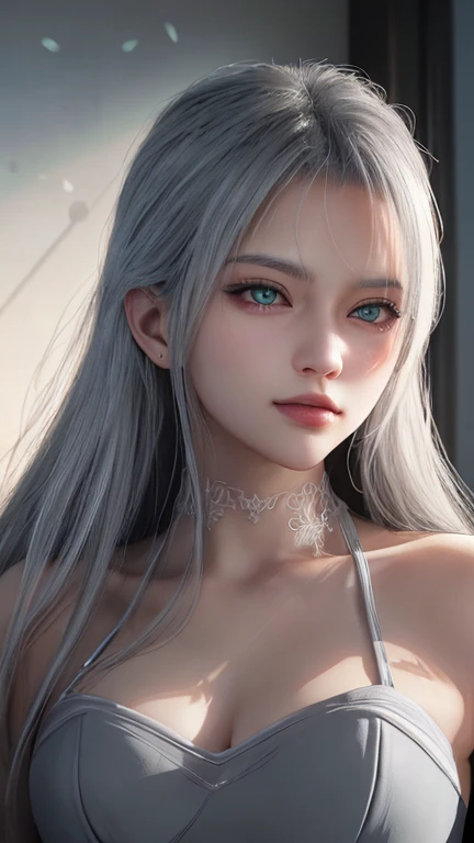 highest quality、masterpiece、超A high resolution、(Photorealistic:1.3)、Raw photo、Masseter muscle area、Identifying with the surrounding colors、One Girl、
