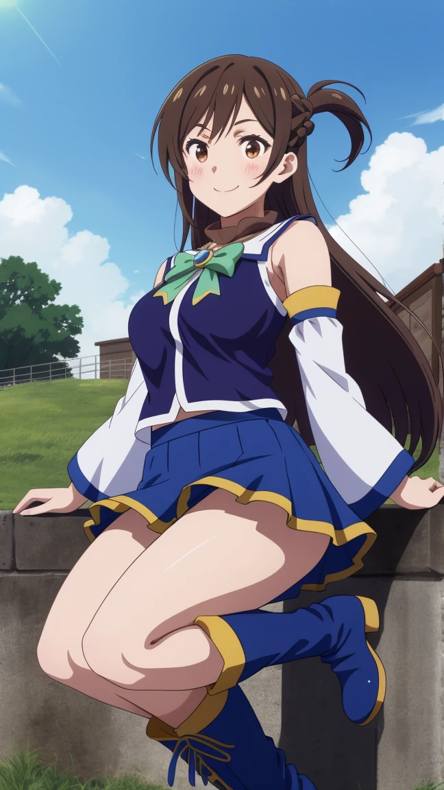 masutepiece,1 girl in、(Colossal tits)、(realisitic:1.7)、((top-quality))、(超A high resolution)、(Photorealsitic:1.6)、Photorealsitic、octane renderings、(hyper realisitic:1.2)、(photorealiscic face:1.2)、(8K)、(4K)、(masterpiece)、(realistic skin textures)、(illustratio、电影灯光)、(beautidful eyes:1.2)、red blush,Erotic realistic skin、Ultra mini skirt、Underwear is fully visible、big breasts
White pantyhose、Sit with your legs wide open、Nasty smile、
