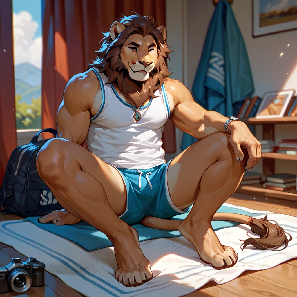 ((Crotch bulge))