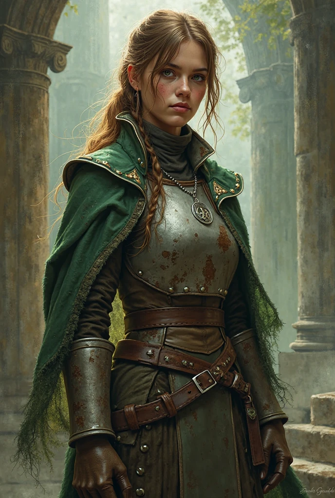 (masterpiece, best quality)
AliciaPlague, 1girl, solo, looking at viewer, brown hair, black hair, closed mouth, upper body, ponytail, weapon, belt, scarf, armor, lips, scar, scar on face, realistic, scar across eye
<lora:epi_noiseoffset2:1>, <lora:add_detail:0.5>, <lora:AliciaPlague:1>